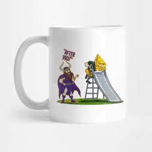 Minnesota Vikings Fans - Kings of the North vs Cheesy Playmates Mug